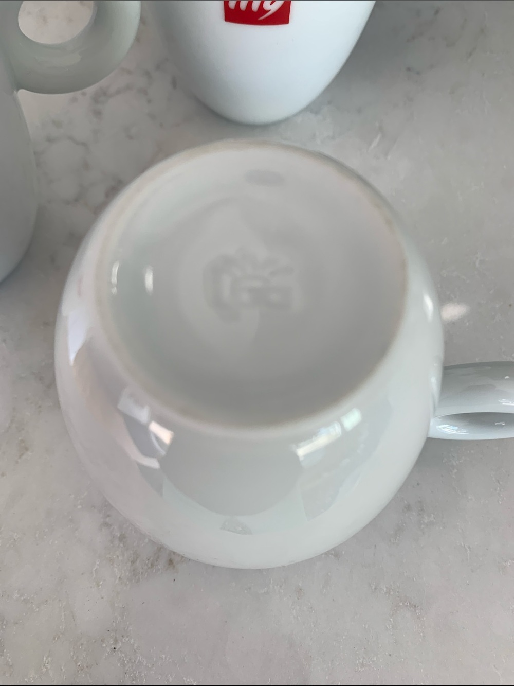 Original illy Logo Classic Porcelain IPA Italy Coffee Cup Mug 8 oz. Three Set - Picture 3 of 6